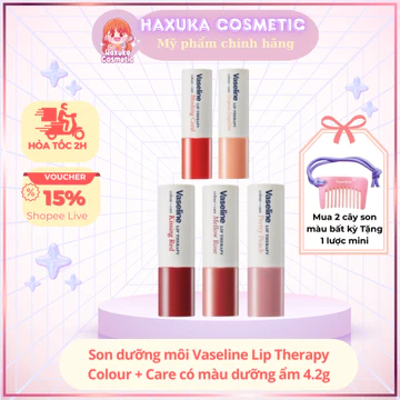 Son Dưỡng Vaseline Lip Therapy Colour Care Bản Hàn Son Vaseline Dưỡng Có Màu 4.2g