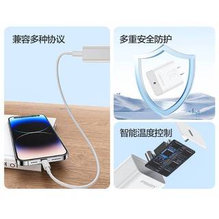 Bộ sạc nhanh Pisen TP-C29 TypeC to TypeC 30W hỗ trợ PD3.0 / QC4.0+ / FCP / ACP/ Protocol (Trắng)