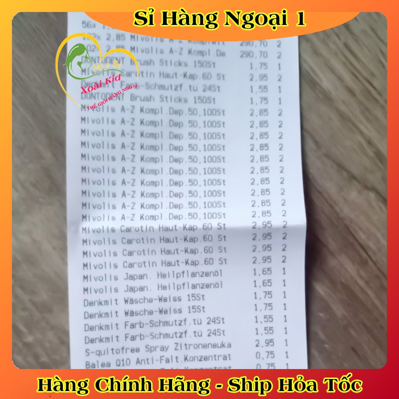 Vitamin Tổng Hợp Mivolis A Z Depot Ab Cho Người Trên 50 Tuổi, 100 Viên - Hàng Đức Chính Hãng