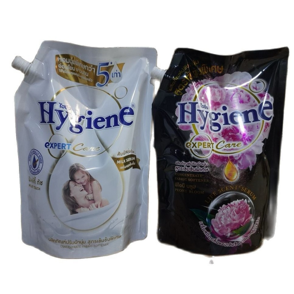 Combo Hai Túi Nước Xả Vải Hygiene Expert Care Hương Hoa Hồng 2200ml