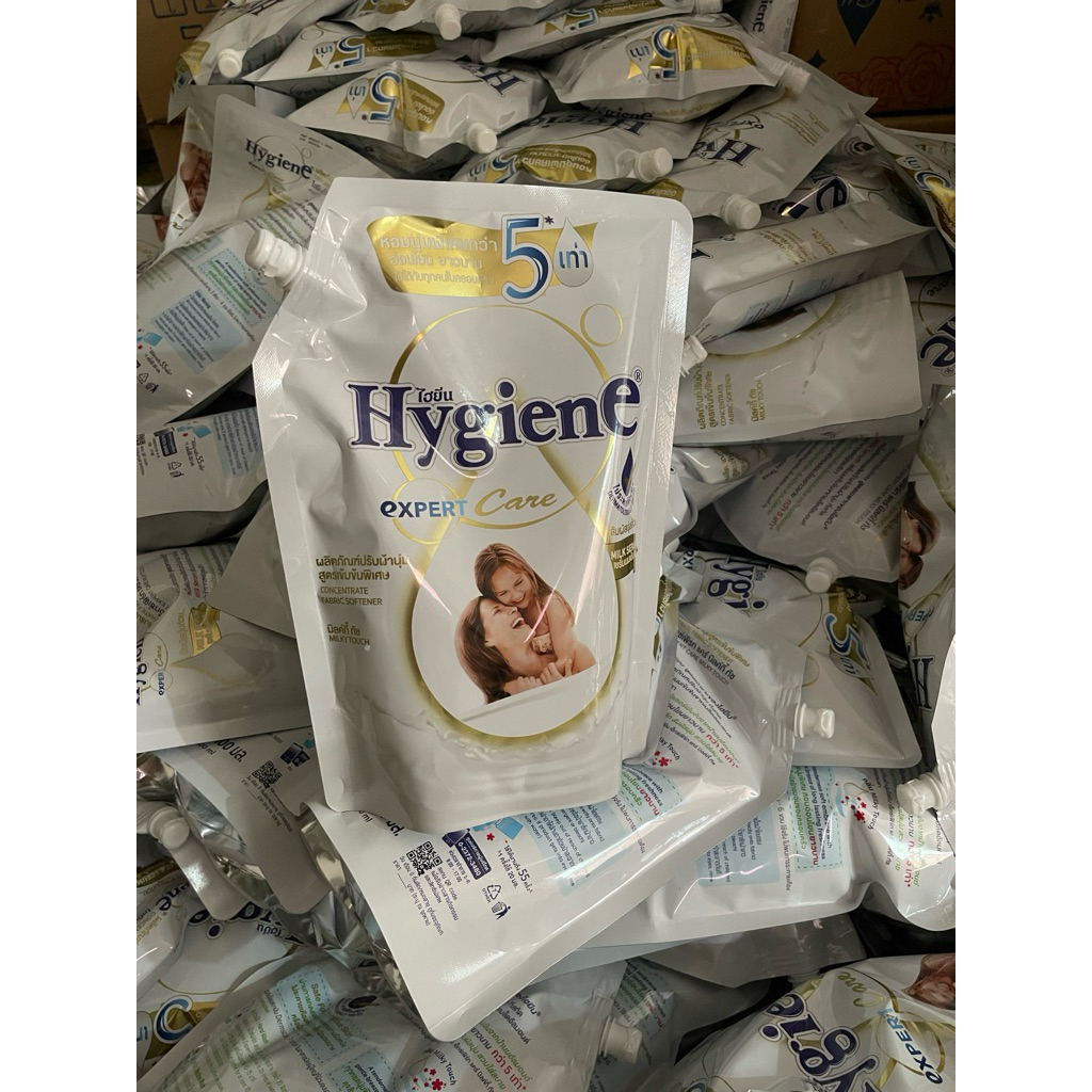 Combo Hai Túi Nước Xả Vải Hygiene Expert Care Hương Hoa Hồng 2200ml