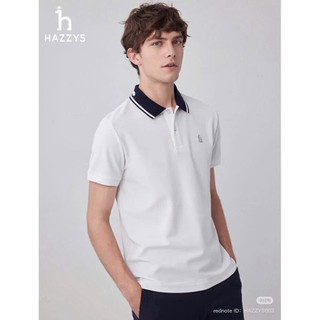 Áo polo golf Hazzy xuất hàn,thiết kế đơn giản tạo điểm nhấn 2 màu đen và trắng