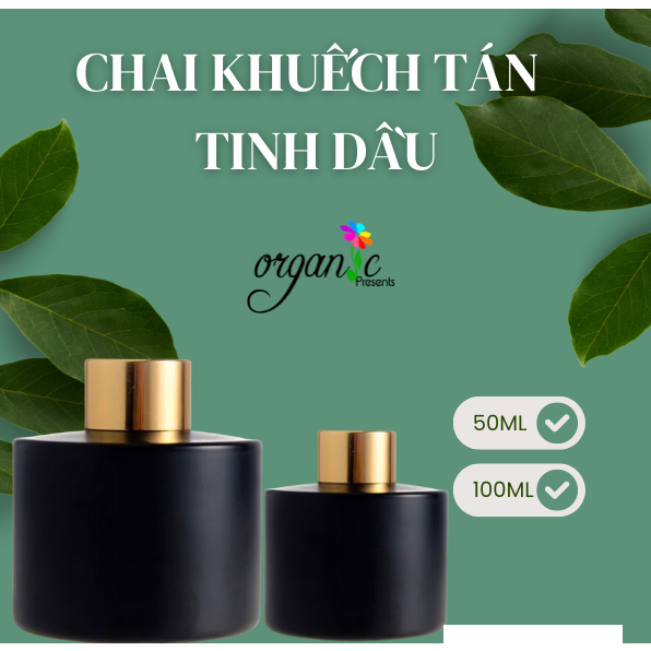 CHAI KHUẾCH TÁN TINH DẦU - không kèm que khuếch tán