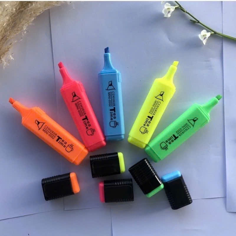 Bút ghi nhớ dòng đủ màu, Bút dạ quang đánh dấu dòng, bút Note, bút ghi chú tài liệu