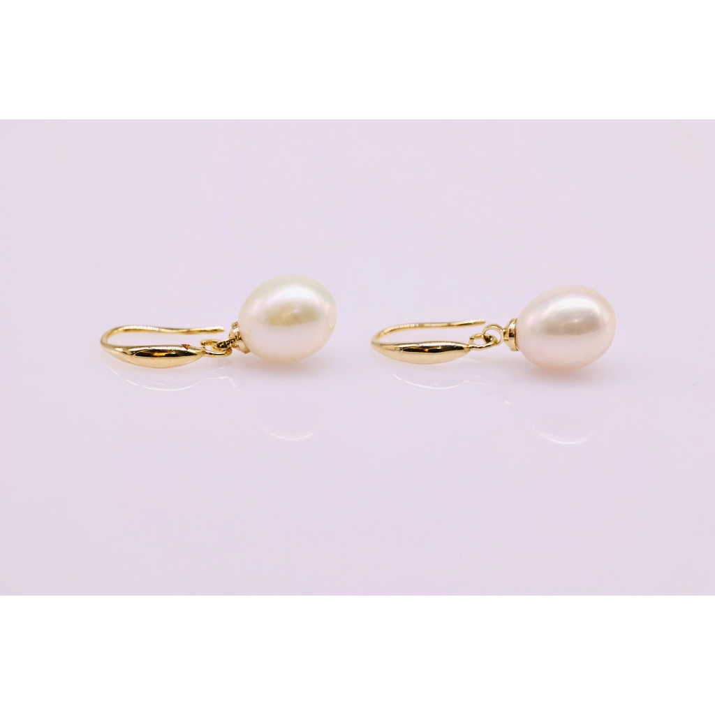 Mã BT51. Bông Tai ngọc Trai Nuôi Nước Ngọt 7-9 Li Quý Phái.Forever Young Pearl- Quà tặng 20/10 dành tặng mẹ và bạn gái