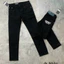 Quần Bò Dài Đen Học Sinh Dsq2 đen trơn in chữ Dsquared trắng ngang đùi dáng slimfit đơn giản đi học boy phố