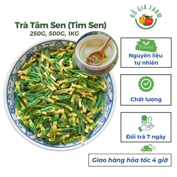 Trà Tâm Sen (tim sen) Dogiafarm - dưỡng tâm, an thần, ngủ ngon - Gói 250g, 500g, 1kg