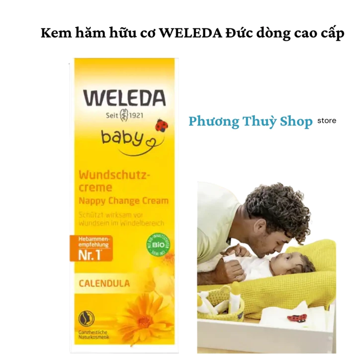 Kem chống hăm , ngừa hăm cao cấp weleda hữu cơ thiên nhiên của Đức