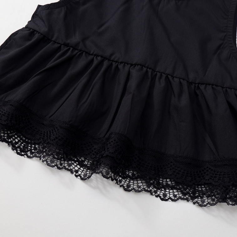 Set Đồ Bé Gái, Set Áo Cho Bé Babydoll Viền Ren Phối Quần Dài Kẻ Suông Sang Chảnh Chất Liệu Thô Mềm