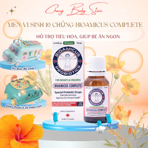 Men vi sinh 10 chủng BioAmicus Complete 10 ml hỗ trợ tiêu hóa, giúp bé ăn ngon, tăng cường miễn dịch