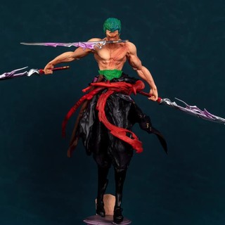 Tượng Số Hóa Zoro Asura One Piece Tam Kiếm Phái - Mô Hình Anime, Đồ Chơi Thu Nhỏ Cao Cấp GK