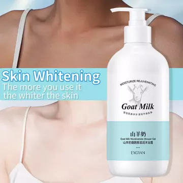 500ML sữa dê Sữa tắm tắm làm trắng sữa tắm Niacinamide Mountain Whitening dưỡng ẩm cơ thể dưỡng ẩm cho da