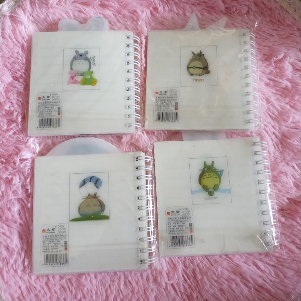 Sổ tay lò xo kẻ ngang bìa hình Totoro