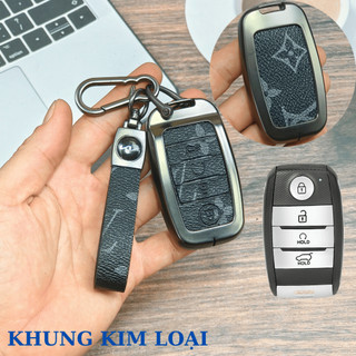 Ốp Chìa Khóa Ô tô KIA , Seltos,ốp chìa khóa kia Sonet chất liệu kim loại nhiều màu sắc (kmk4)