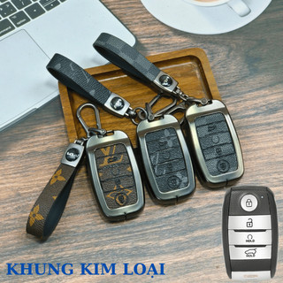 Ốp Chìa Khóa Ô tô KIA , Seltos,ốp chìa khóa kia Sonet chất liệu kim loại nhiều màu sắc (kmk4)
