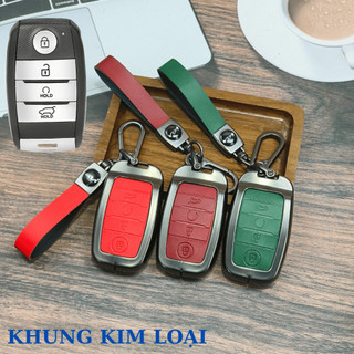 Ốp Chìa Khóa Ô tô KIA , Seltos,ốp chìa khóa kia Sonet chất liệu kim loại nhiều màu sắc (kmk4)