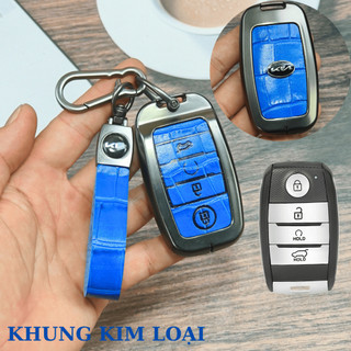 Ốp Chìa Khóa Ô tô KIA , Seltos,ốp chìa khóa kia Sonet chất liệu kim loại nhiều màu sắc (kmk4)