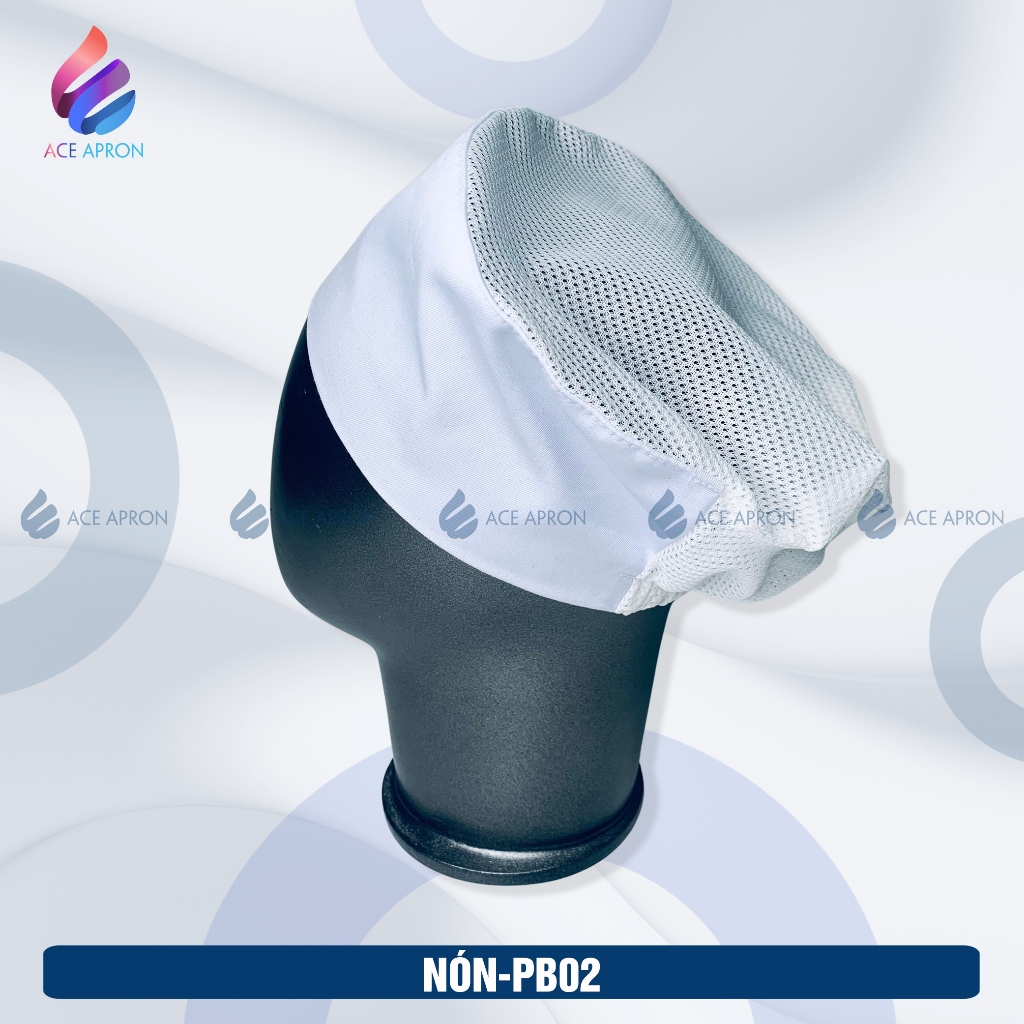 Nón Đồng Phục Phụ Bếp Cao Cấp Kaki Cotton Lưới Trùm Tóc Thoáng Mát Form Đẹp Dễ Giặt Sạch Freesize | BigBuy360 - bigbuy360.vn
