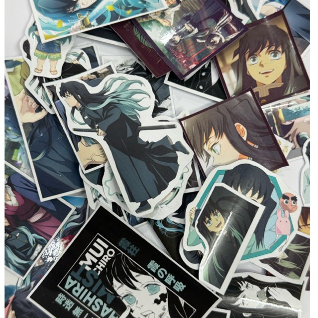 Set 50-100 Sticker Hà trụ Muichiro Trụ cột Tokito Muichiro Kimetsu no ...