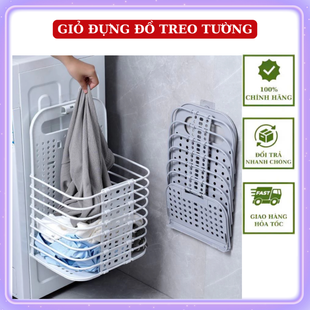 GIỎ ĐỰNG ĐỒ TREO TƯỜNG / CÀI MÁY GIẶT TIỆN LỢI – TIẾT KIỆM KHÔNG GIAN ...
