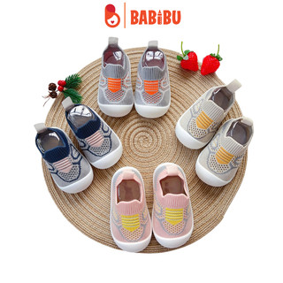 Giày bún tập đi chất liệu lưới siêu nhẹ, đế chống trượt an toàn cho bé yêu