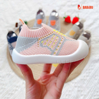 Giày bún tập đi chất liệu lưới siêu nhẹ, đế chống trượt an toàn cho bé yêu