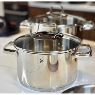 Bộ nồi WMF Belmonte 5 món kèm quánh vung kính đáy từ cao cấp, tay cầm dày dặn, chắc chắn GermanySnT HCM 70162