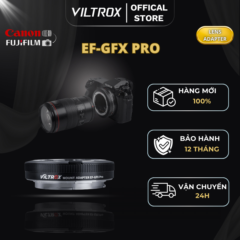 Ngàm chuyển Viltrox EF-GFX Pro