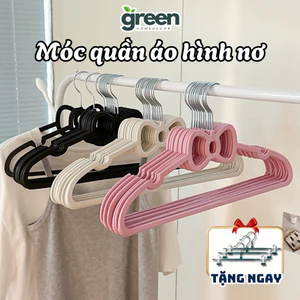 Móc Treo Quần Áo Hình Nơ Hello Kitty Dễ Thương, Móc Treo Váy Áo 2 Dây Chống Trượt Xoay 360 Độ