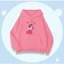 Áo Hoodie Nỉ Cotton Mùa Đông Cho Bé – Hình Gấu Hồng Ôm Dâu Tây, Vải Mềm Mịn Ấm Áp Dễ Phối Đồ (M 267)