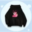 Áo Hoodie Nỉ Cotton Mùa Đông Cho Bé – Hình Gấu Hồng Ôm Dâu Tây, Vải Mềm Mịn Ấm Áp Dễ Phối Đồ (M 267)