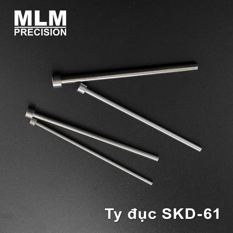 Chốt đẩy SKD-61_MLM,chất liệu thép ứng dụng trong ngành khuôn đúc