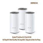 Bộ phát TP‑Link Deco E4 (3‑Pack) AC1200 – Hệ Thống Wi‑Fi Mesh Toàn Nhà, Phủ Sóng 400 m², Dùng cho Gia Đình/ Văn Phòng — ảnh 2