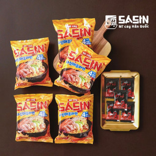 [ 5 GÓI ] MÌ CAY SASIN VỊ SOYUM + 5 GÓI XỐT ỚT ĐỘ 10G
