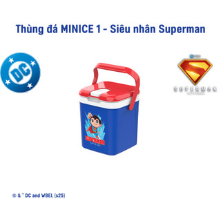 [BST We Bare Bears] Thùng đá MINICE 1 2, nhựa PP phiên bản siêu nhân Superman giữ lạnh đến 8 giờ