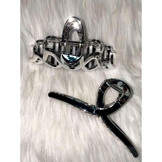 Kẹp Tóc Bạc Đơn Giản Thời Trang Cho Nữ