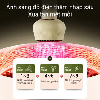 Máy Massage Giác Hơi Cạo Gió Cầm Tay G05-A Giúp Lưu Thông Máu, An Toàn, Tặng Kèm 3 Chai Tinh Dầu