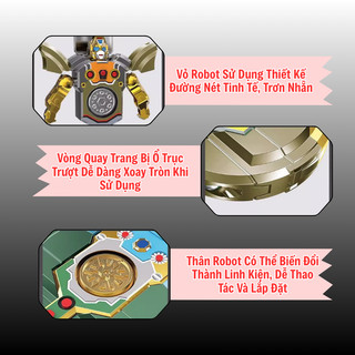 Đồ Chơi Biến Hình Robot Fidget Spinner Đồ Chơi Robot Biến Hình Cơ Học Đồ Chơi Cảm Giác Fidget Gyro Giảm Lo Âu