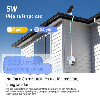 Bộ Camera Pin EZVIZ CB8 Lite 4MP - Pin 5.200mAh, AI Phát Hiện Người/Xe, Chế Độ AOV Quay Hình Liên Tục, Ban Đêm Có Màu