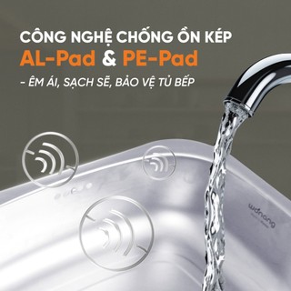 Chậu Rửa Bát Wonang Tân Á Đại Thành WKJ08551 Inox 304 Nhập Khẩu Hàn Không Kèm Hộc Phụ