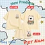 Bộ Thun Cotton Mềm Mịn Cho Bé – In 2 Mặt Hình Gấu Trắng Quàng Khăn Dễ Thương, Thoáng Khí, (M 270)