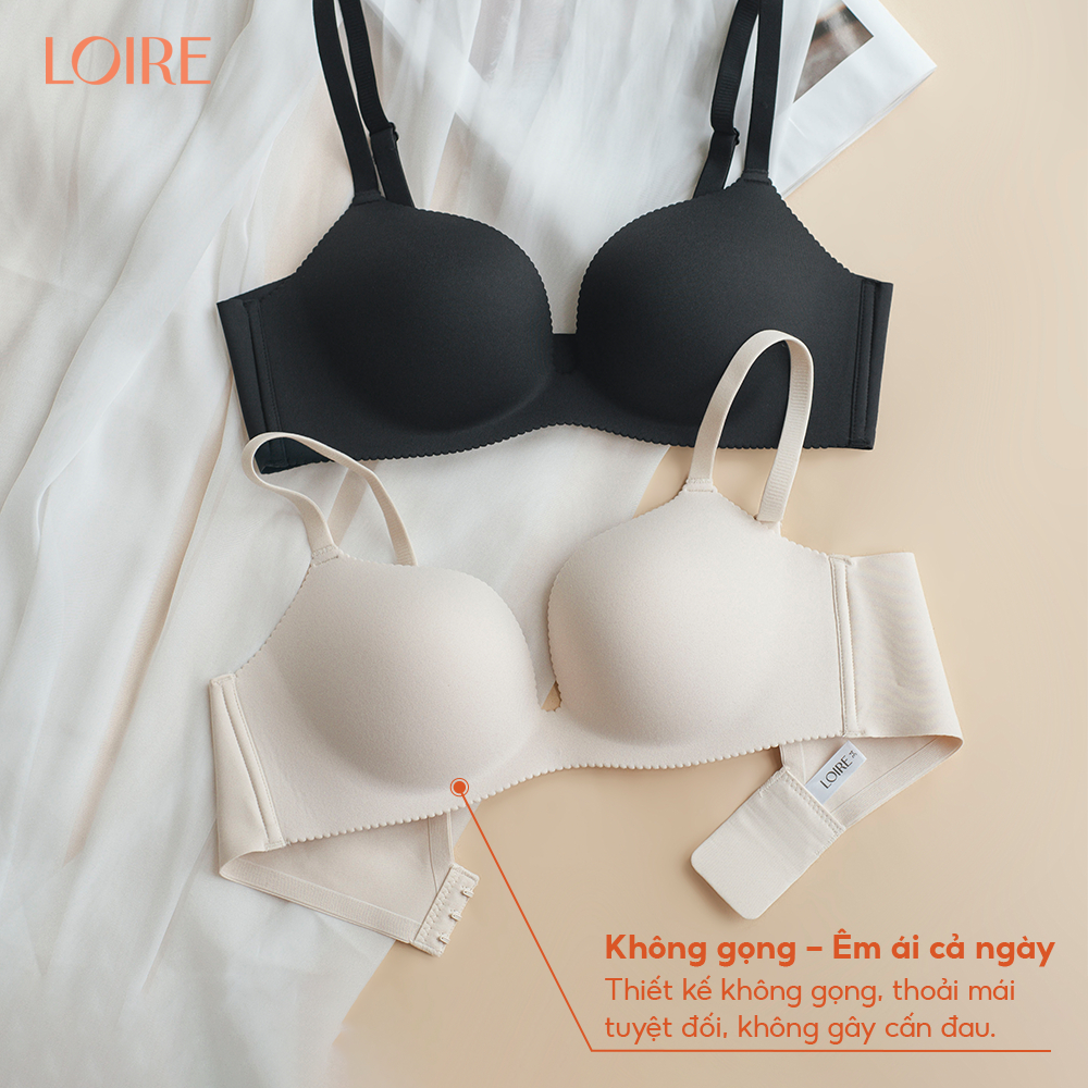 Áo Lót Pushup Không Gọng Đệm Mỏng 1,5cm Gom Ngực Nâng Đẩy Tạo Khe Loirechic AL250724
