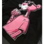 Áo thun đen Pink Panther 100% cotton co giãn thấm hút mồ hôi 40-100kg form suông Unisex Basetee