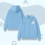 Áo Khóa Có Túi Bên Trong Nỉ Cotton Cho Trẻ Em – Hình Vương Miện Mây Lovely, Mềm Mịn, Giữ Ấm (M 272)