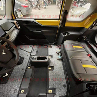 Thảm lót sàn NHỰA 5D TPE Tràn viền có kèm RỐI SẴN xe Vinfast VF3, dễ dàng vệ sinh, lắp đặt
