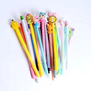 Combo 5 cây bút gel nước ngòi bút 0.5 hình kawaii