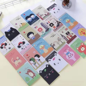 Combo 5 quyển sổ tay mini bỏ túi nhiều hình Kawaii (7x11cm)