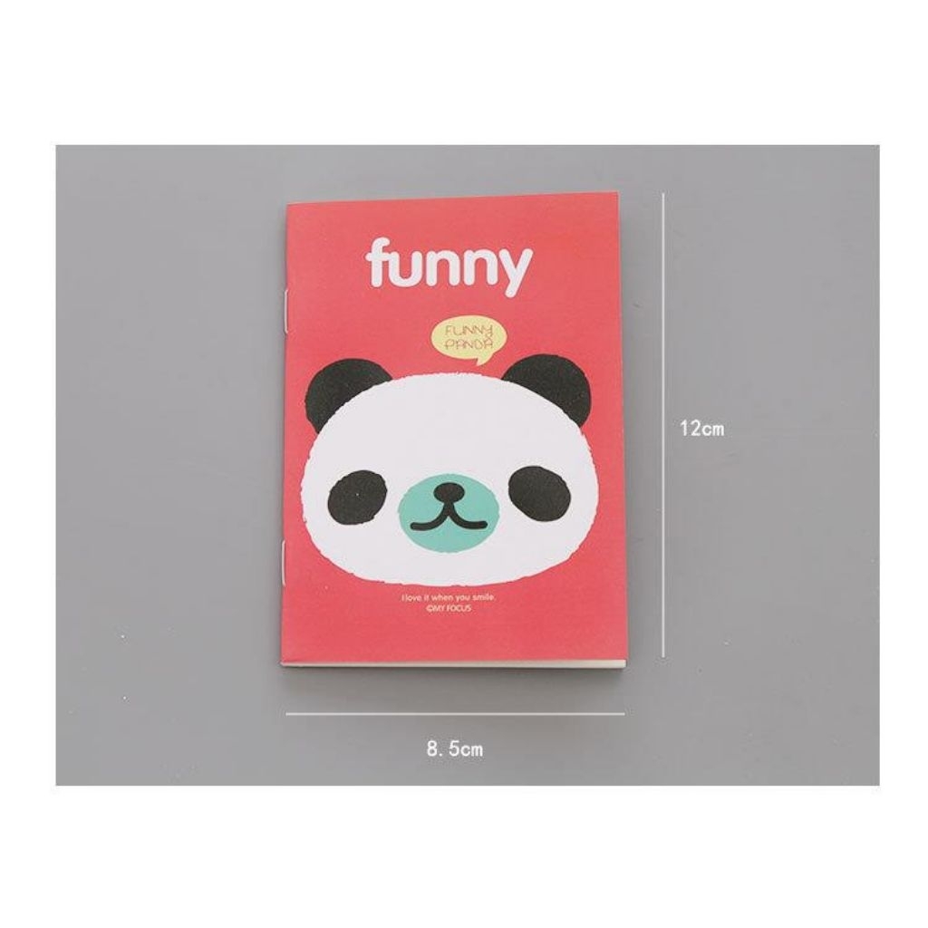 Combo 5 quyển sổ tay mini bỏ túi nhiều hình Kawaii (7x11cm)