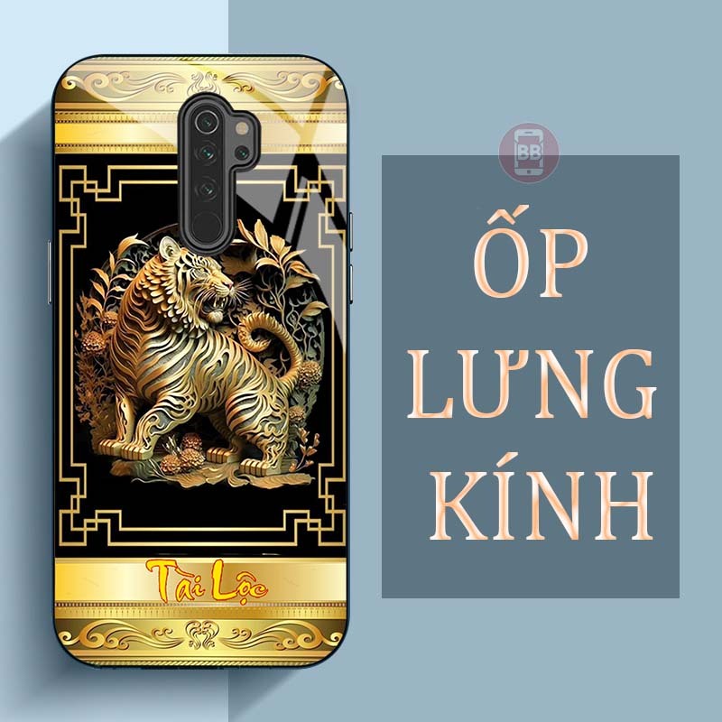 Ốp Lưng OPPO A5(2020), A9(2020) Mặt Lưng Kính Cường Lực In Hình 12 con giáp Tài Lộc