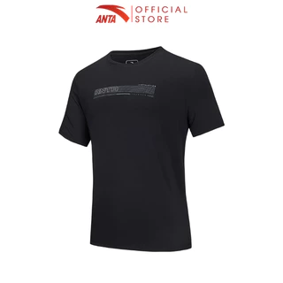 ANTA Nam Training Áo Thun Tập Gym Pickleball, tennis Chạy bộ cầu lông thoáng khí 1525B7105